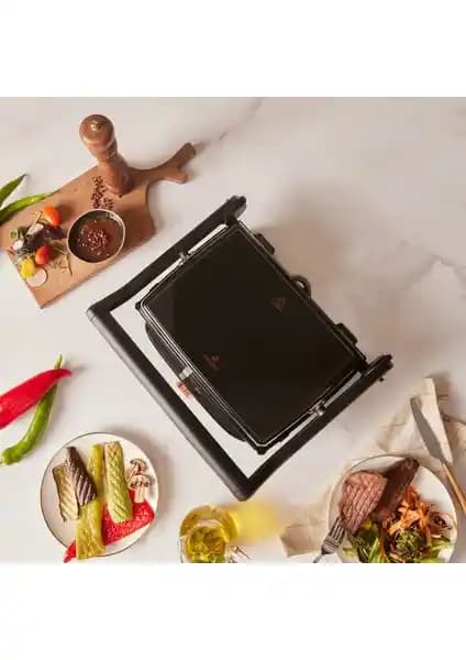 Karaca Gastro Grill Glass Premium: Şık Tasarım ve Yüksek Performanslı Tost ve Izgara Makinesi