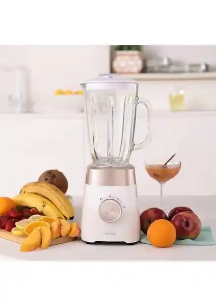 Karaca Multiblend Smoothie Blender Krem 1000W Güçlü ve Çok Yönlü Mutfak Aleti