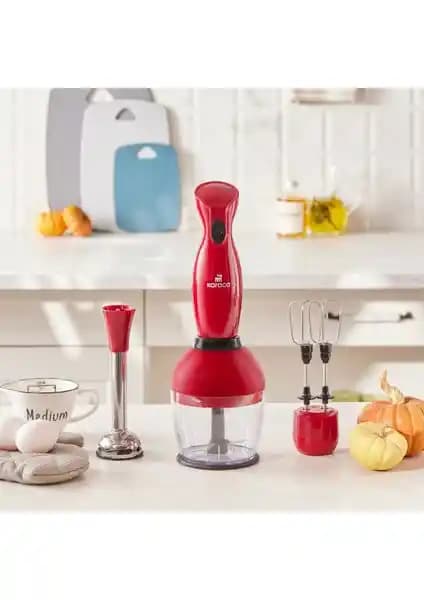 Karaca Profoodmix 3'lü Blender Seti: Güçlü Performans ve Estetik Tasarım Özellikleri