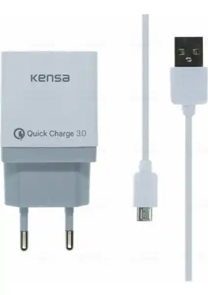 Kensa Micro USB 3.0 Hızlı Şarj Cihazı: Dayanıklı ve Güvenilir Performans Sunan Modern Çözüm