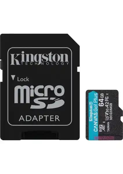 Kingston SDCG3-64GB MicroSDXC Kartı: Yüksek Kapasiteli ve Güçlü Performans Özellikleri
