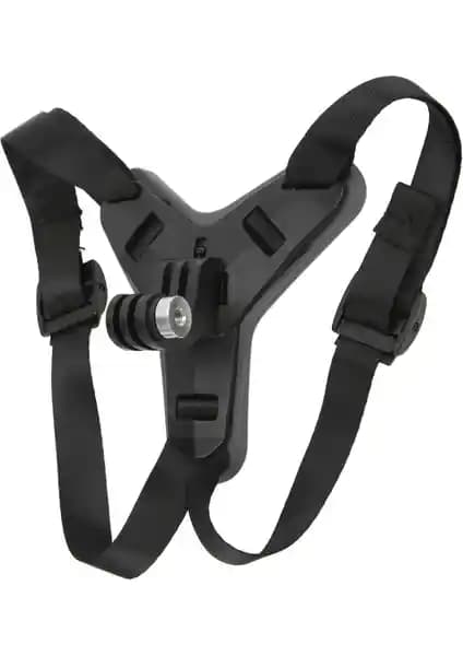 Knmaster Tüm Aksiyon Kameralara Uyumlu Hafif ve Ayarlanabilir Kask Çene Bağlantı Kayışı