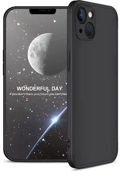 KNY Apple iPhone 13 Kılıf 3 Parça 360 Ays Kapak Güçlü Koruma ve Şık Tasarım