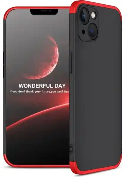 KNY Apple iPhone 13 Mini Kılıf 3 Parça 360 Derece Koruma ve Şık Tasarım Özellikleri