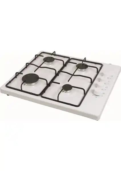 Kumtel KO420 F Beyaz 4 Gözlü Gazlı Setüstü Ocak LPG Uyumlu Modern Tasarım