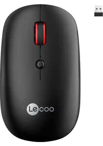 Lecoo WS211 Kablosuz Çok Yönlü Optik Mouse: Ergonomik ve Uzun Pil Ömrü Sunan Modern Tasarım