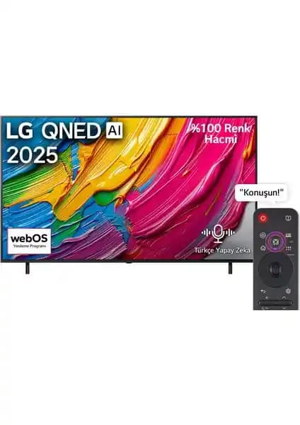 LG 55QNED80A6A 55 İnç 4K Ultra HD Smart QNED TV Gelişmiş Görüntü ve Akıllı Özellikler