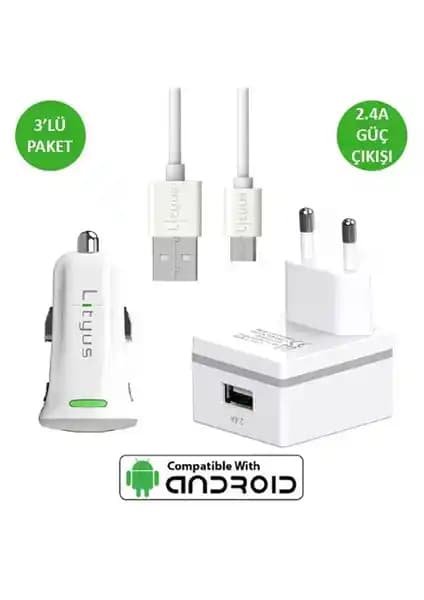Lityus Şarj Paketi ve Micro USB Kablo ile Hızlı ve Güvenli Şarj Çözümü