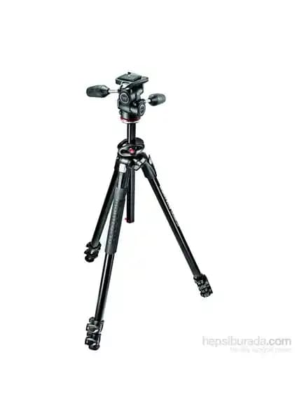 Manfrotto MK290DUA3-3W Profesyonel ve Hafif Tripod Çözümü 175 cm Yükseklik