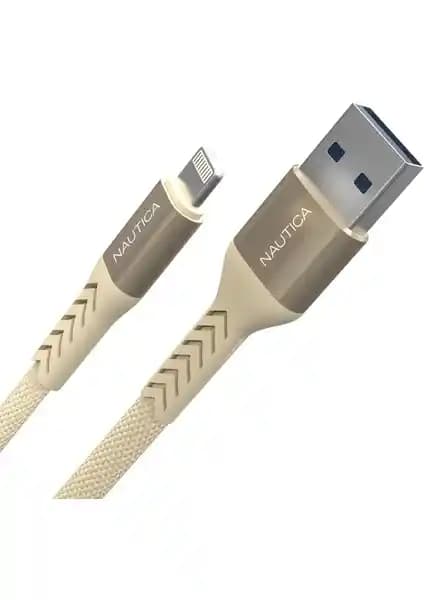 Nautica C40 Lightning Lightning Kablosu 12W Hızlı Şarj ve Veri Aktarımı için Uygun