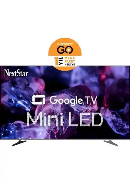 Nextstar YE-85IDWG11 85 İnç 4K Ultra HD MiniLED Google TV Ev Sinema Televizyonu