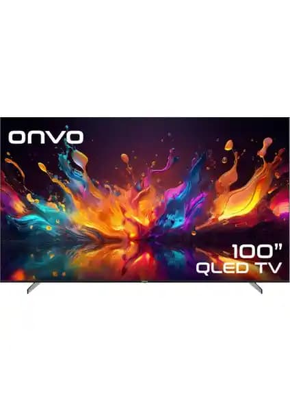 Onvo 100OVF9001UQ: 100 İnçlik QLED Akıllı Televizyon ile Ev Sinema Deneyimini Yükseltin
