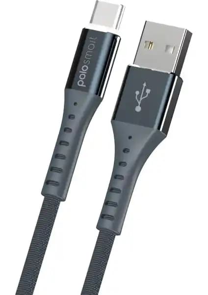 Polosmart PSM26 Type-C LED Aydınlatmalı Şarj ve Veri Kablosu Günlük ve Uzun Vadeli Kullanım İçin