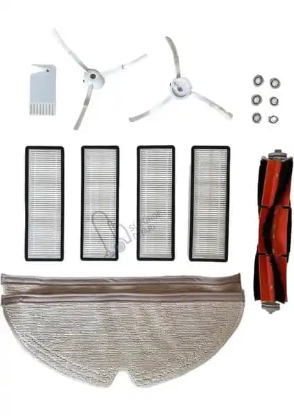 Roborock S5 Max Beyaz 16'lı Yedek Parça Seti ile Robot Süpürgenizi Uzun Ömürlü Kullanın