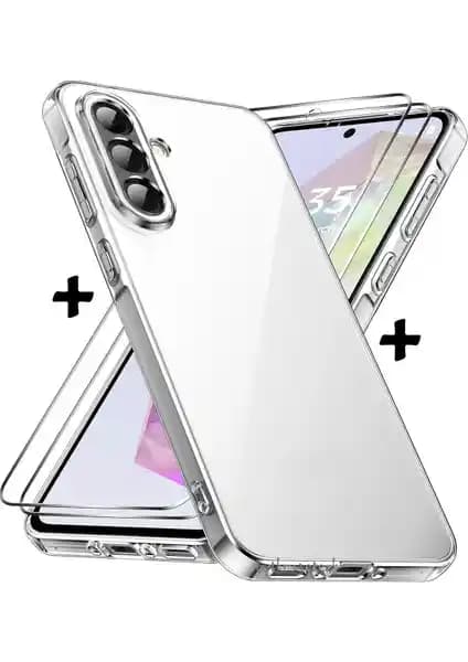 Samsung Galaxy A26 için Güvenlik ve Şıklık Sunan Kılıf ve Ekran Koruyucu Seti