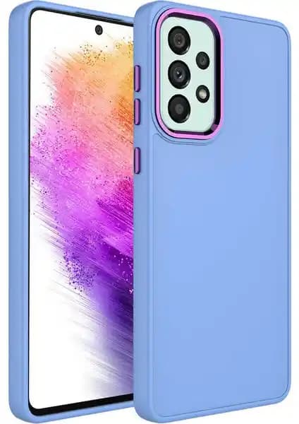 Samsung Galaxy A32 4G için Şık ve Dayanıklı Vip Case Metal Detaylı Kılıf