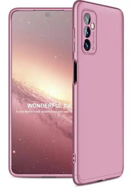 Samsung Galaxy M52 için 3 Parça 360 Ays Kapak Kılıfı Güçlü Koruma ve Şık Tasarım
