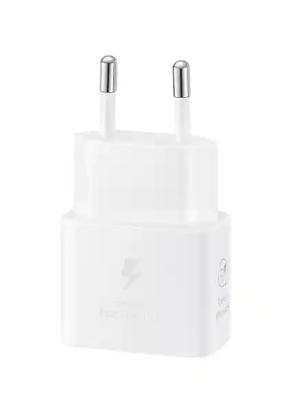 Samsung Galaxy Orijinal A05 A15 A25 EP-T2510N Type-C Hızlı Şarj Adaptörü 25W Beyaz