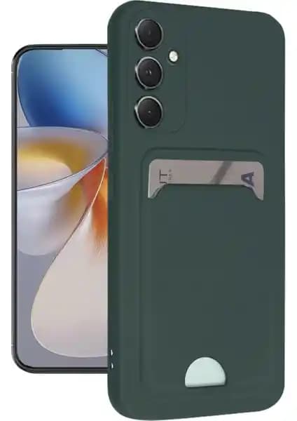 Samsung Galaxy S24 FE Uyumlu Silikon Kılıf Kartlıklı ve Kamera Koruma Özellikleriyle