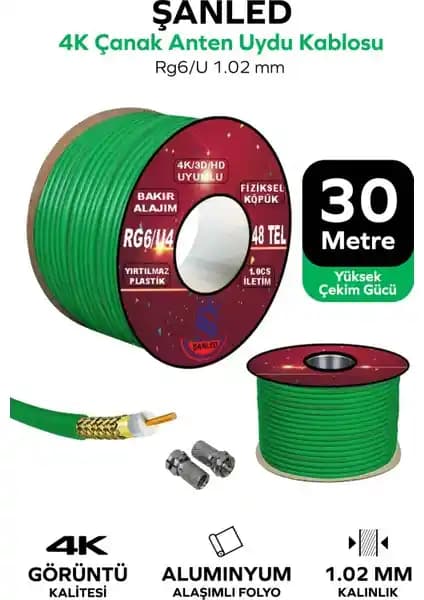 ŞANLED Anten Uydu Kablosu: Dayanıklı ve Yüksek Performanslı Bağlantı Çözümü