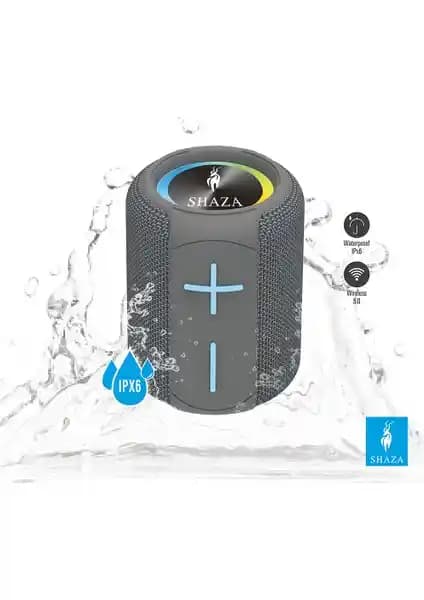 Shaza Taşınabilir Bluetooth Hoparlör: Suya Dayanıklı ve Yüksek Ses Gücüyle Mobil Kullanım
