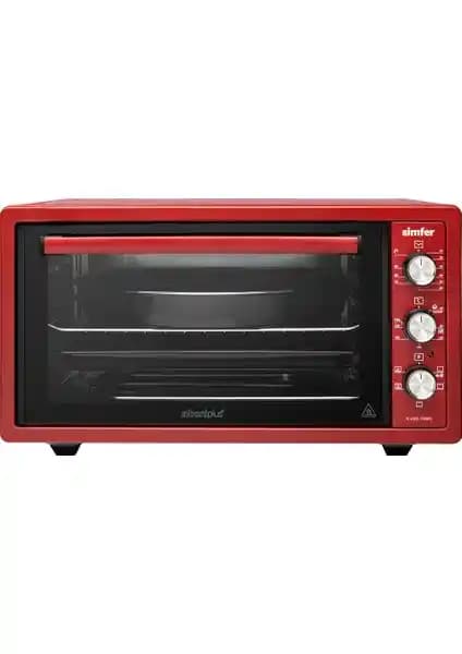 Simfer 4505 45 Lt Midi Fırın Kırmızı: Geniş Hacimli ve Çok Fonksiyonlu Mutfak Fırını