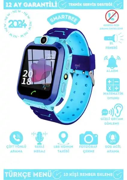 SmartBee Q12 Akıllı Çocuk Takip Saati ile Güvenlik ve Eğlence Bir Arada