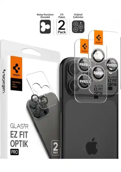 Spigen Kamera Lens Koruyucu iPhone Modelleri İçin Güçlü ve Şık Koruma Çözümü
