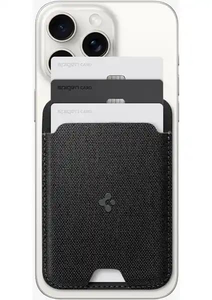 Spigen MagFit iPhone Uyumlu Manyetik 3 Kartlı Cüzdan Şık ve Fonksiyonel Tasarım