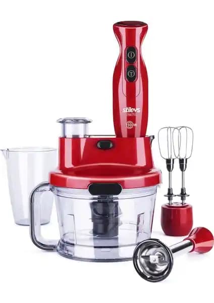 Stilevs Mago Pro El Blender Seti: Çok Fonksiyonlu ve Şık Mutfak Aletleri