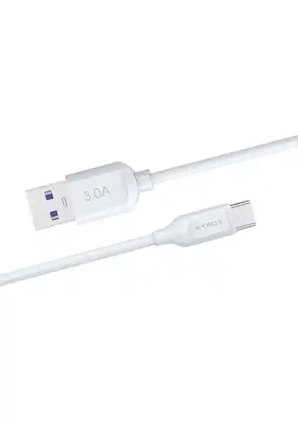 Syrox C108 Micro USB Hızlı Şarj ve Veri Kablosu 18W 3.0A Uzun Ömürlü ve Dayanıklı