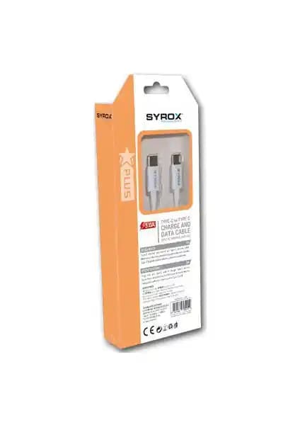 Syrox C94 3.0A Type-C Kablosu: Hızlı Şarj ve Veri Transferi İçin Güvenilir Çözüm