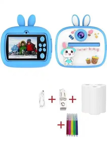 Torima TRM-CMR18 Mavi Dijital Çocuk Kamerası Yaratıcılığı Destekleyen Eğlenceli Cihaz