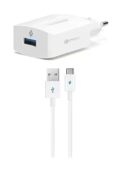 Ttec 2SCQC01C Speedcharger QC 3.0 Seyahat İçin Hızlı Güvenli Şarj Adaptörü
