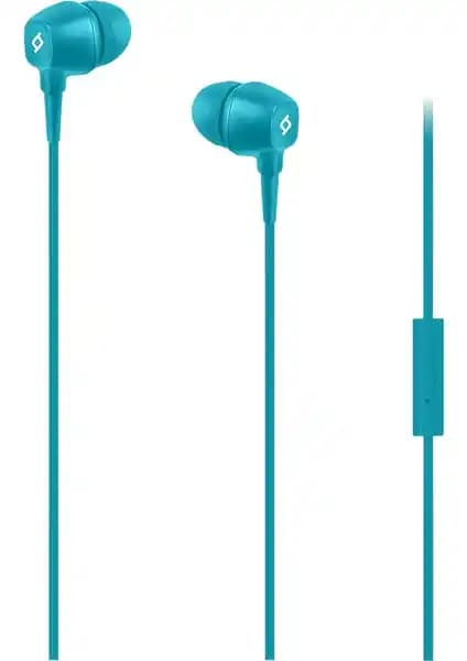 Ttec Pop Mikrofonlu Kulakiçi Kulaklık Turkuaz Renkli Modern Tasarım ve Üstün Ses Kalitesi