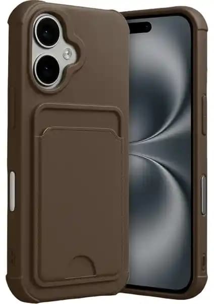 Wowacs Apple iPhone 17 Uyumlu Silikon Kılıf Kartlı Koruma ve Darbe Emici Özelliklerle