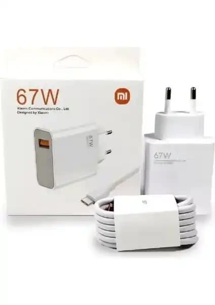 Xiaomi 67W USB Type-C Güç Adaptörü ve 1 Metre Turuncu USB Kablosu Seti İncelemesi
