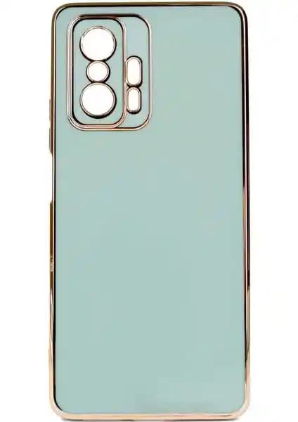 Xiaomi Mi 11T 5G için Şık ve Dayanıklı Parlak Kenarlı Silikon Kılıf
