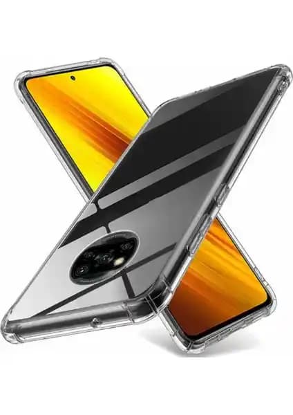 Xiaomi Pocophone X3 Pro için dayanıklı ve şık silikon kılıf airbag teknolojisiyle
