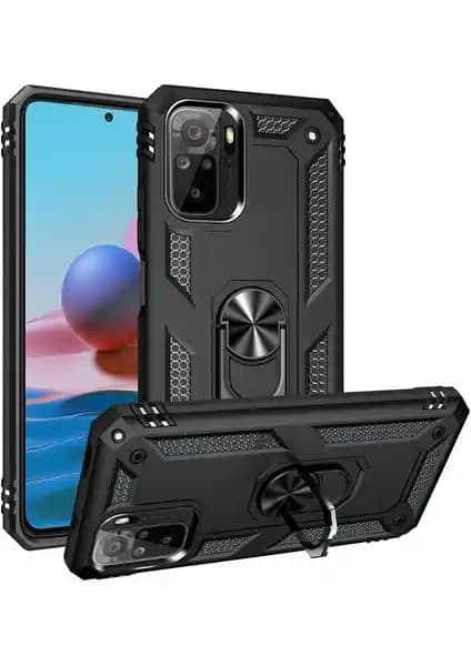 Xiaomi Redmi Note 10S için dayanıklı ve şık Vega Tank sert yüzüklü standlı kılıfın detaylı incelemesi