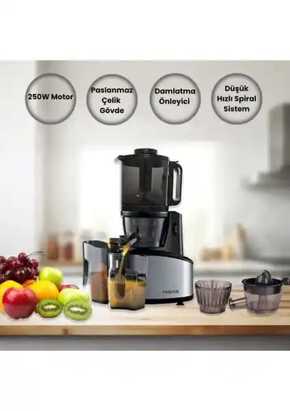 Yasomi SD-60SA 250W Damlatmayan Katı Meyve Sebze Sıkacağı Özellikleri ve Kullanım Avantajları