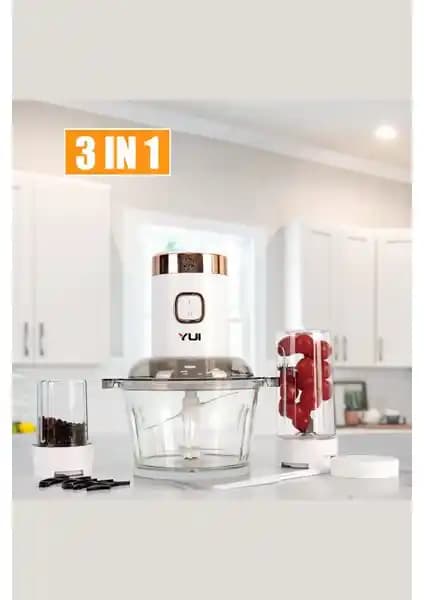 Yui M-2001 3'ü 1 Arada Rondo Seti Modern ve Şık Mutfak Aleti Çeşidi