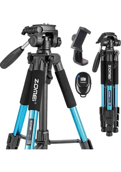 Zomei Q111 Profesyonel Alüminyum Tripod: Hafif ve Dayanıklı Fotoğraf Çekim Ekipmanı