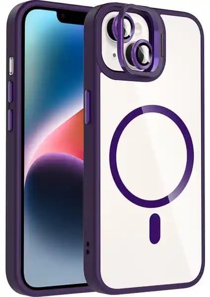 Zore Etro Serisi iPhone 13 ve 14 İçin Şeffaf ve Dayanıklı Koruma Kılıfı