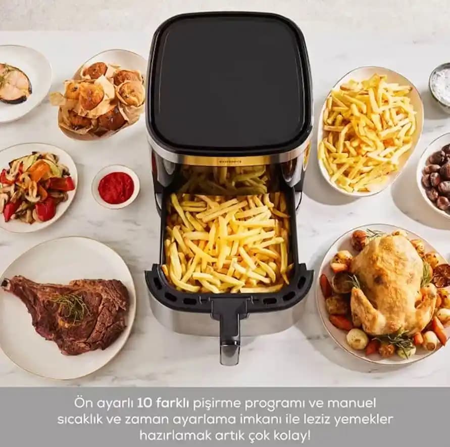 Aile Boyu Yemekler İçin Geniş Kapasiteli ve Güvenli Air Fryer Modellerinin Seçimi