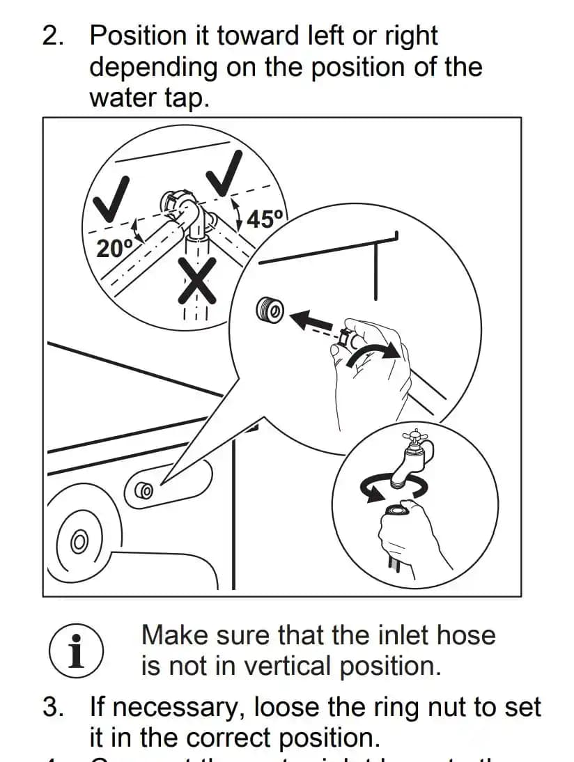 Çamaşır Makinesi Su Giriş Hortumu Açısının Önemi ve Teknik Nedenleri