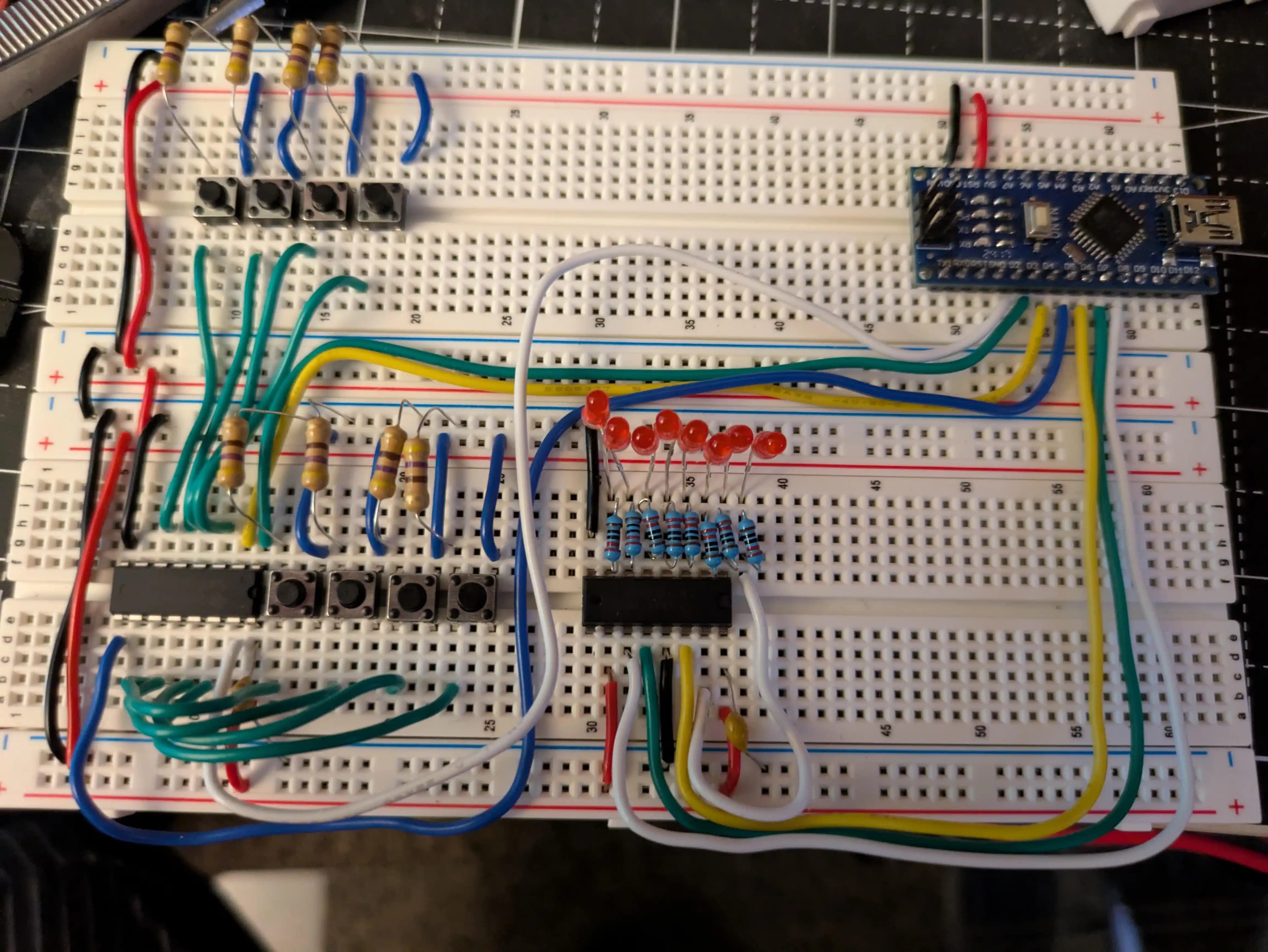 Dumbo'nun Buton Kutusu Testi: Shift Register ve Breadboard Bağlantılarında Kritik Noktalar