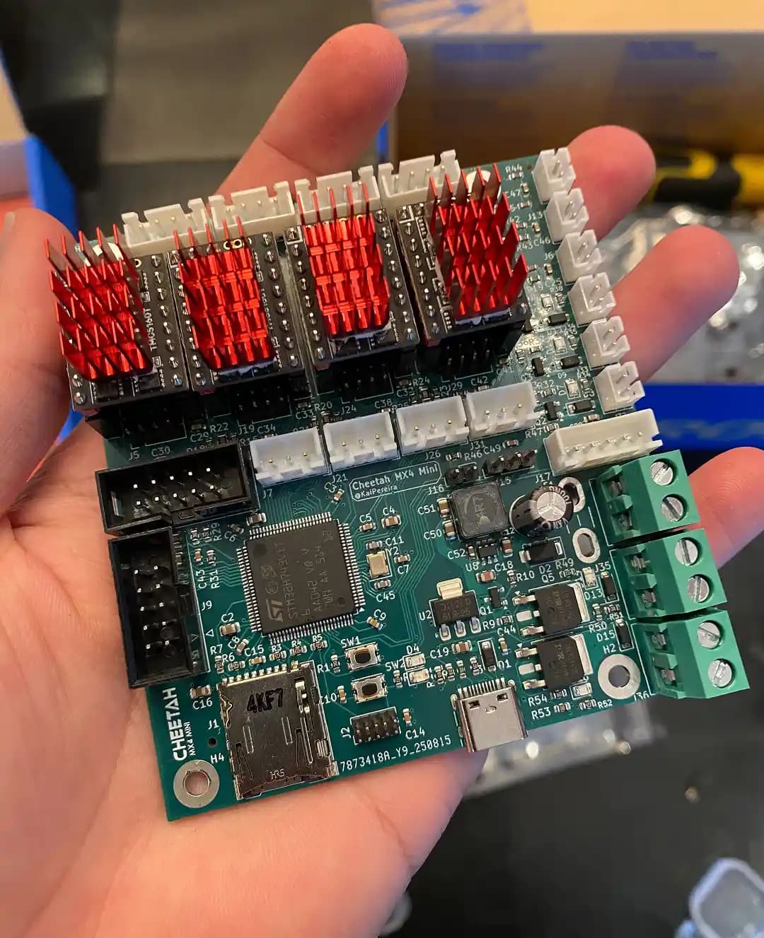 STM32H743 Tabanlı Kompakt 3D Yazıcı Anakart Tasarımı ve İyileştirme Önerileri