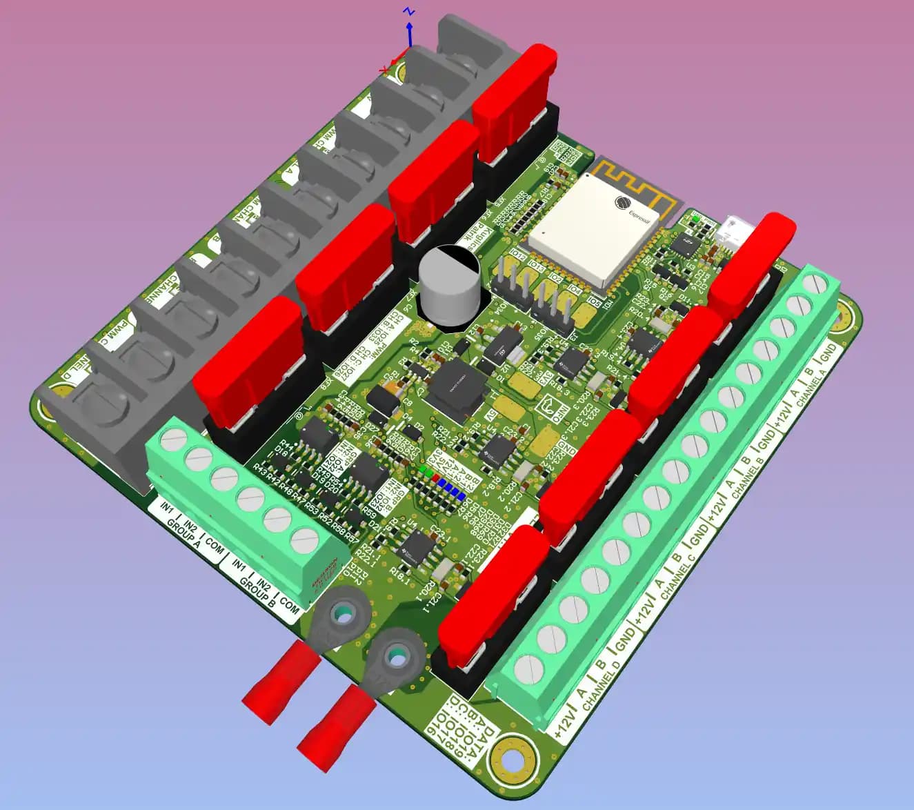 Yüksek Akımlı Analog ve Uzun Mesafeli Adreslenebilir LED Şeritler için Modüler Kontrolcü Tasarımı