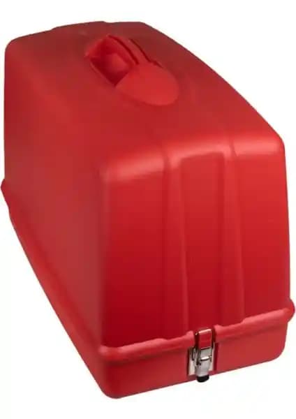 Akos Yeni Tip Dikiş Makinesi Taşıma ve Koruma Çantası - Dayanıklı ve Şık Kırmızı Tasarım